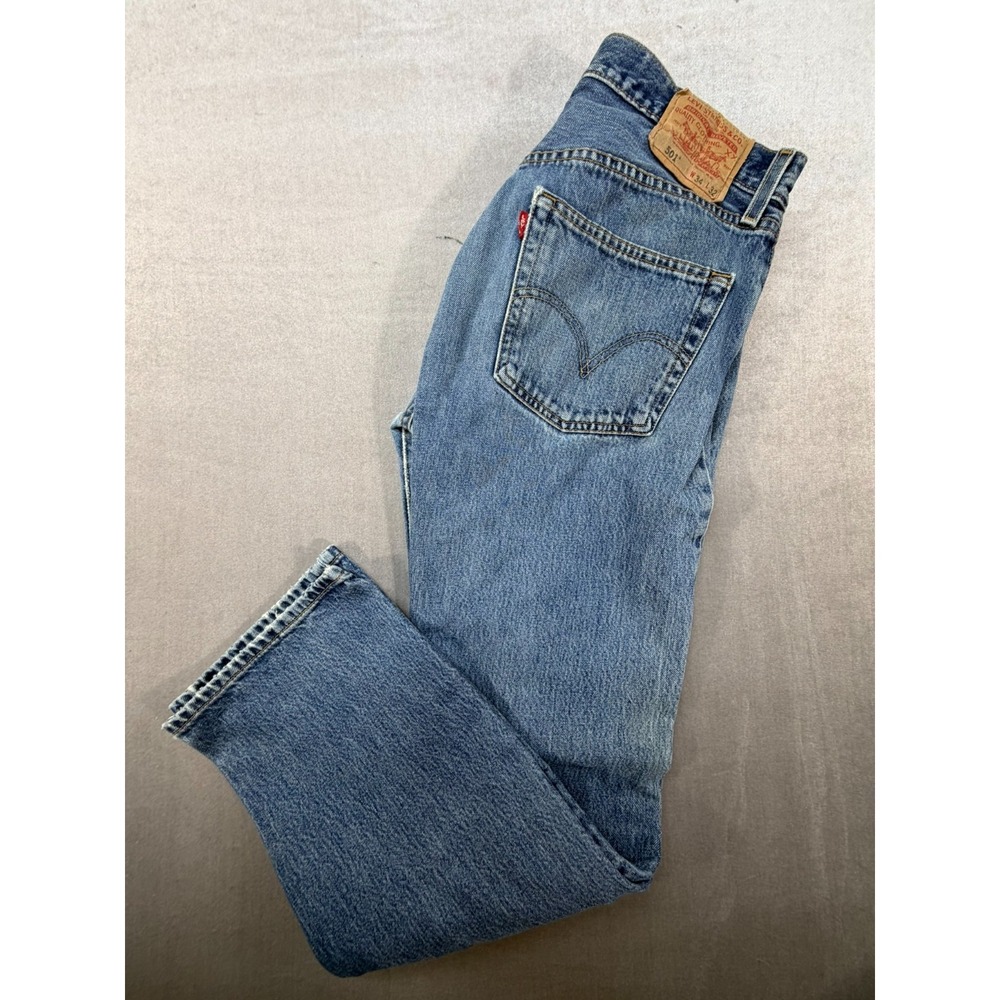 Vintage Levi Strauss 501 Men Button Fly Jeans Size 34/32 2003